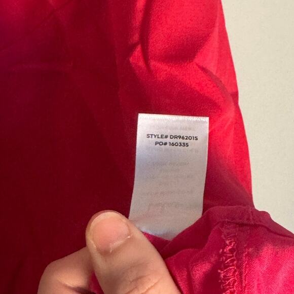 NWT Size S Lulu's Forever My Sweetheart Magenta Ruffle Tank Midi Dress - Picture 8 of 8